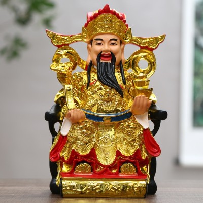 厂家批发家用红衣财神爷招财文财神居家供奉店铺开业财神摆件佛像图5