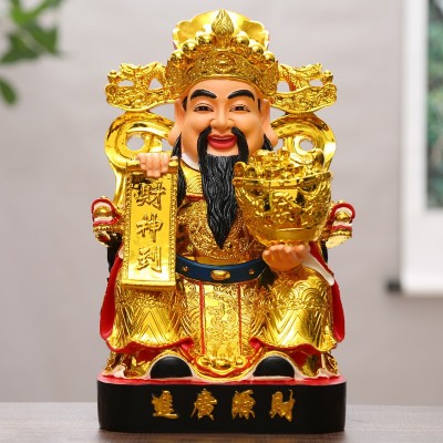 厂家批发家用红衣财神爷招财文财神居家供奉店铺开业财神摆件佛像图3