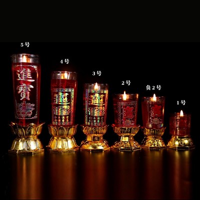 水晶酥油烛玻璃杯供灯浪漫家用乔迁婚礼装饰灯財旺香烛厂家直销图4