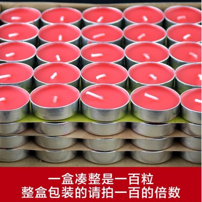 28粒4小时酥油烛桶装100粒43小时灯供佛灯酥油灯佛事用品厂家直销图4
