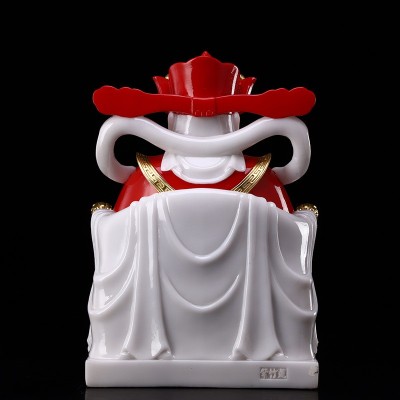厂家直供汉白玉财神佛像批发 家居摆件财神 文财神 店铺开业财神 3个图3