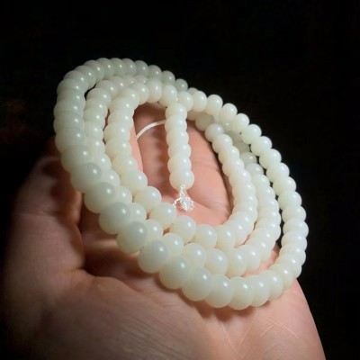 厂家供应 108苹果圆珠菩提根手串 菩提根正圆文玩手链尺寸齐全 1条图4
