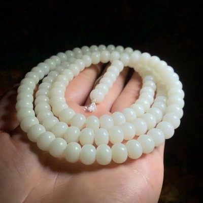 厂家供应 108苹果圆珠菩提根手串 菩提根正圆文玩手链尺寸齐全 1条图2