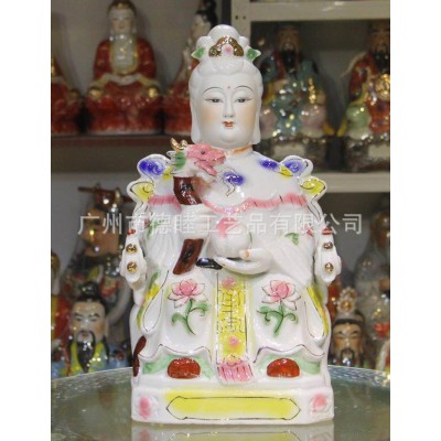 供应陶瓷12十二老母泰山奶奶无生老母梨山老母无极神像 厂家批发图4