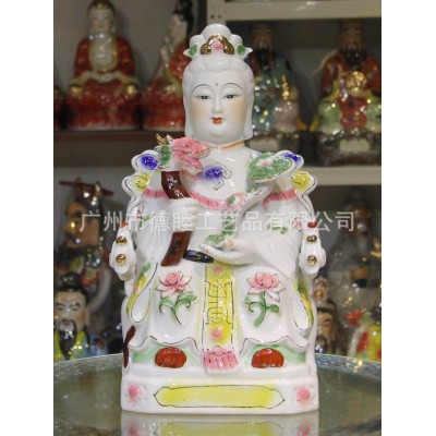 供应陶瓷12十二老母泰山奶奶无生老母梨山老母无极神像 厂家批发图3