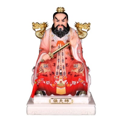 批发实心汉白玉佛像龙虎山张天师神像张道陵摆件正一道祖居家供奉图5