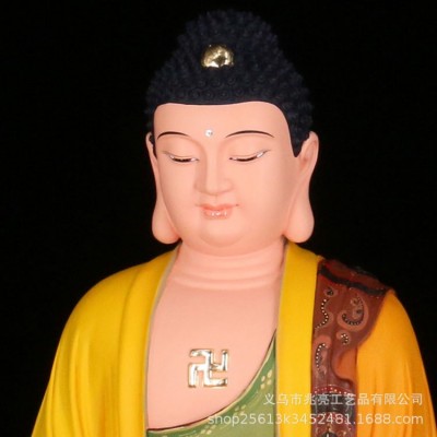 厂家批销日光/月光菩萨药师佛药师坛城佛堂供奉东方三圣佛像工艺