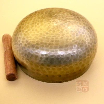 跨境手工佛音碗瑜伽冥想铜磬响铜唱歌碗佛采耳颂钵音疗摆件直供图4