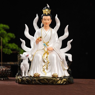 树脂九尾狐神仙狐男狐女家用供奉摆件工艺品12寸16寸19寸26寸批发图4