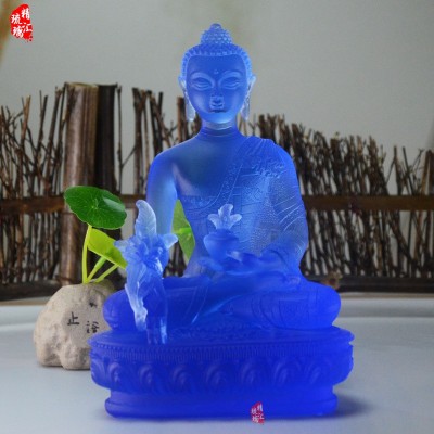 琉璃药师七佛药师佛像七色琉璃药师佛光如来佛像坛城图3