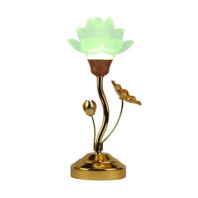 插电莲花灯 菩萨七彩供佛灯高端佛前灯家用led电子长明灯厂家批发图5