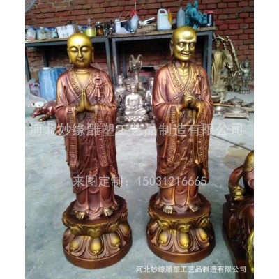 制作纯铜铸造地母雕塑 铸铜1米2米地母娘娘神像 地母神像雕像图2