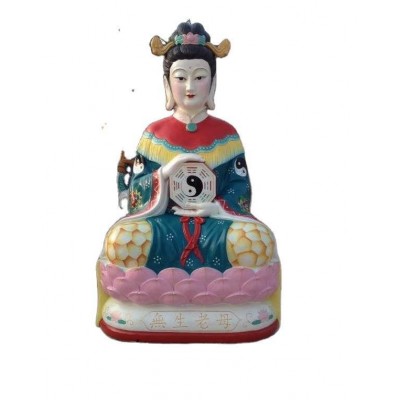 制作纯铜铸造地母雕塑 铸铜1米2米地母娘娘神像 地母神像雕像图4