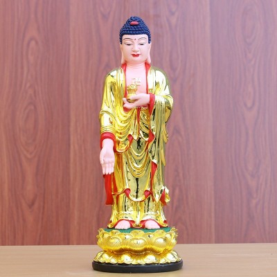 树脂佛像工厂批发西方三圣佛像观音像阿佛大势至菩萨西方三圣神像图2