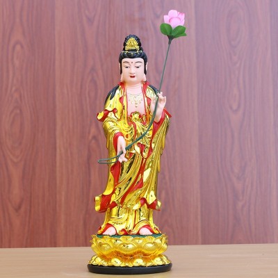 树脂佛像工厂批发西方三圣佛像观音像阿佛大势至菩萨西方三圣神像图4