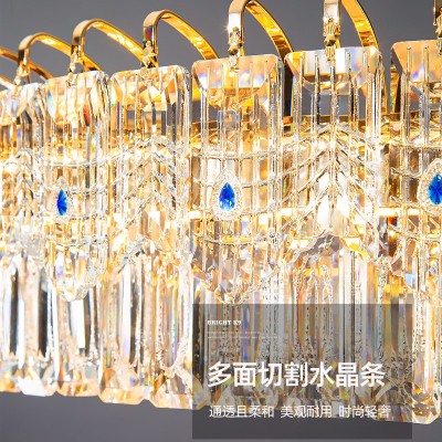 复式楼大吊灯客厅主灯轻奢别墅挑空楼中楼跃层酒店挑高智能水晶灯图3