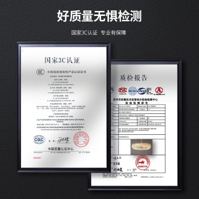 复式楼大吊灯客厅主灯轻奢别墅挑空楼中楼跃层酒店挑高智能水晶灯图2