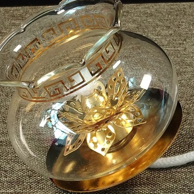 佛灯供佛油灯家用液体酥油灯家居长明灯佛堂供灯佛具摆件水晶油灯图4