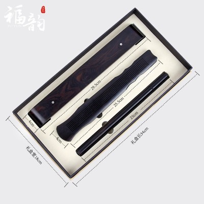 紫光檀古琴卧香炉 黑檀木非洲酸枝线香炉 熏香炉 香盒镂空 批发图4