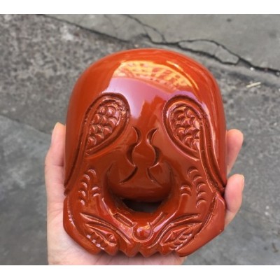 佛具法器道家用品木鱼3.5寸4寸5寸 6寸 7寸8寸实木木鱼敲鱼子耐用图3