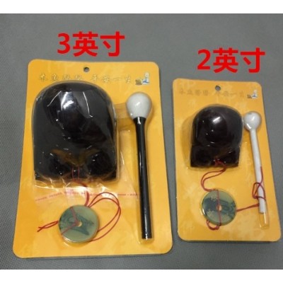广佛林佛具2寸木鱼3寸4寸5寸静心塑料木鱼原厂货树脂合成解压治愈图4
