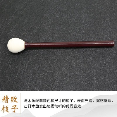 慧音木鱼 寺庙家用香樟木木鱼3.5寸~8寸厂家批发图4