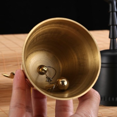 道铃黄铜手摇铃三清道士铃佛铃手摇金刚铃铜铃铛三叉铃铛法器图4