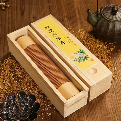 鹅梨帐中香线香盘香桂花木犀香檀香艾草薰香家用室内龙涎芽庄沉香图3