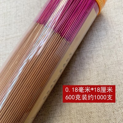 细支特幼微烟檀香18cm1.0竹足1000支筒装佛香超短礼佛香室内用手图3
