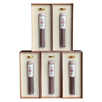 厂家批发9cm线香玫瑰茉莉薰衣草桂花玉兰花香室内茶室熏香礼盒装图5