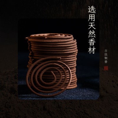 海南花梨熏香盘香纯天然海黄原料净化空气助眠家用室内持久天然香图4