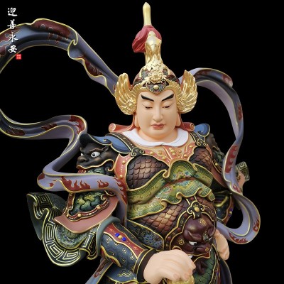 韦陀菩萨玻璃钢 生漆脱胎佛像韦驮护法家居佛堂供奉摆件 迎善永安图3