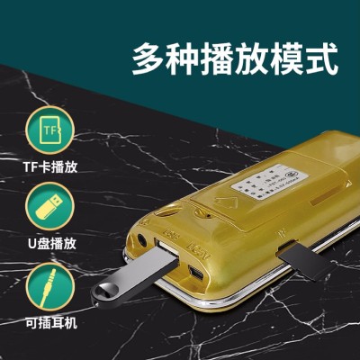 厂家批发60首随身听便携式可插卡充电音响音箱播放机图2