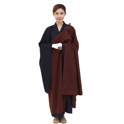 无忧树僧服僧衣海青居士服出家人五戒曼衣搭衣缦衣七袈裟和尚衣服图5