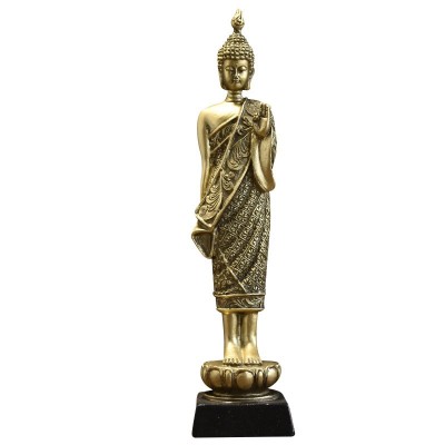 东南亚跨境仿铜佛像树脂摆件家居装饰品站佛坐佛玄关禅意摆件装饰图5