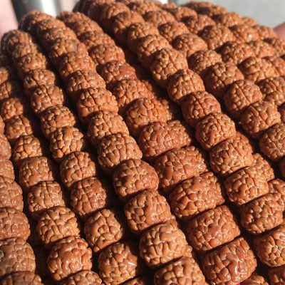 龙鳞纹小金刚菩提 龙鳞藏式金刚菩提子 108颗佛珠素串 精挑 厂价图2