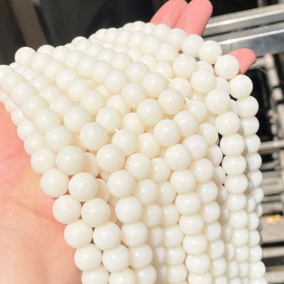 菩提根批发 白玉菩提根108颗 菩提佛珠白菩提根圆珠高抛干 圆珠