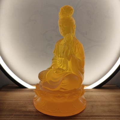 树脂厂水琉璃中号大势至菩萨家居玄关寺庙佛堂供奉佛像摆件图5
