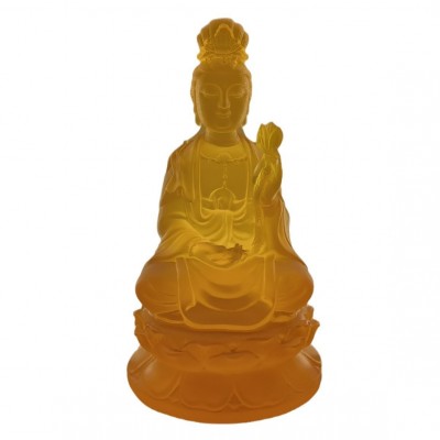 树脂厂水琉璃中号大势至菩萨家居玄关寺庙佛堂供奉佛像摆件图4