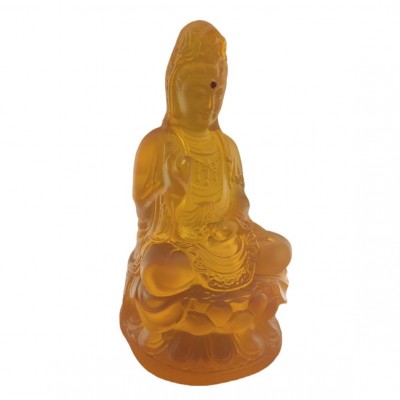 厂家批发小琉璃佛像摆件观世音菩萨家居佛堂寺庙供养图5