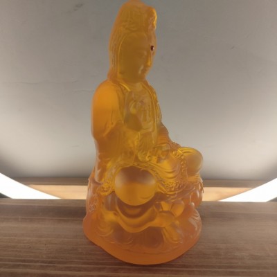 厂家批发小琉璃佛像摆件观世音菩萨家居佛堂寺庙供养图4