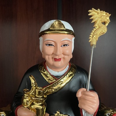 彩绘烟斗黑老太太神像黑妈妈黑奶奶像居家树脂佛像摆件工厂现货批图4