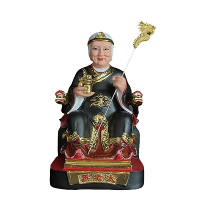 彩绘烟斗黑老太太神像黑妈妈黑奶奶像居家树脂佛像摆件工厂现货批图5