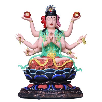斗姆元君神像星君斗姥元明君神家用居家12寸16寸斗母树脂佛像批发图4