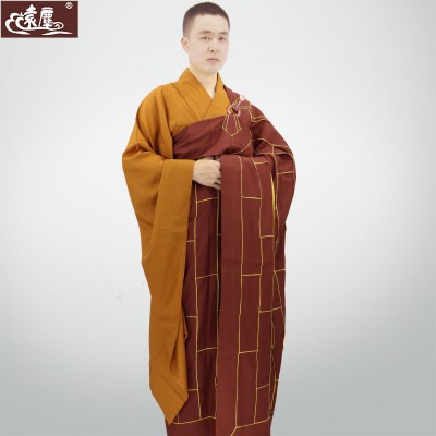 远尘僧服冬袈裟祖衣布边出家人和尚衣服师父僧袍僧衣男女海清台麻图2