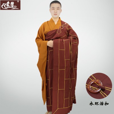 远尘僧服冬袈裟祖衣布边出家人和尚衣服师父僧袍僧衣男女海清台麻