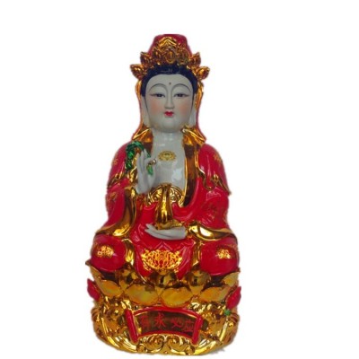 陶瓷关公财神观音佛像佛具厂家 旗红观音菩萨佛像家居工艺品摆件