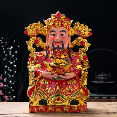陶瓷佛像财神爷观音关公摆件陶瓷工艺品