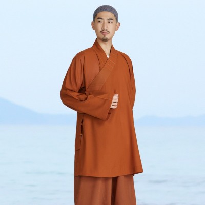 弘通僧服夏季罗汉褂僧衣冰纱两件套装和尚衫透气丝比丘尼男女同款图5