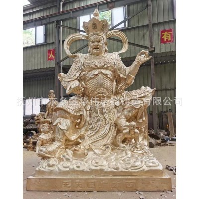 供应纯铜四大天王佛像 寺院铜雕四大天王佛像 大型木雕佛像